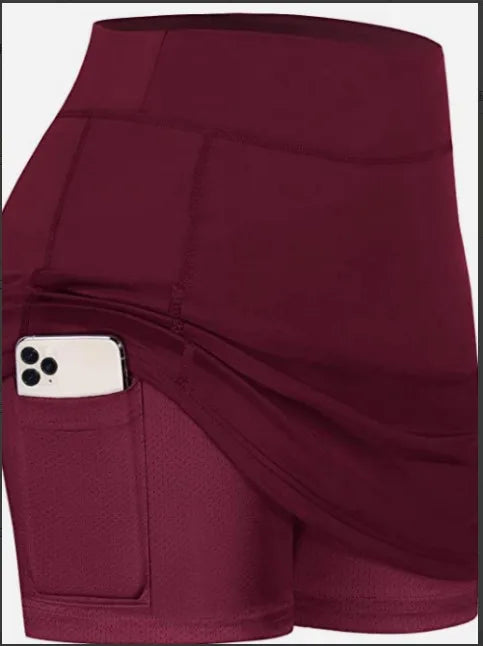 Women's High-Waist Tennis & Golf Skirt