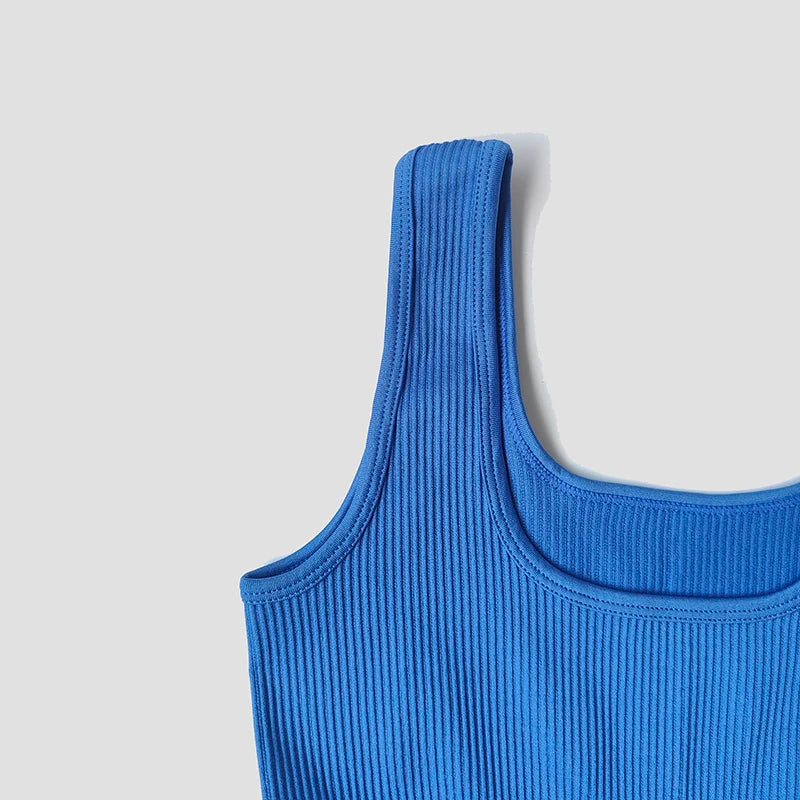 Women’s Seamless Ribbed Yoga Jumpsuit