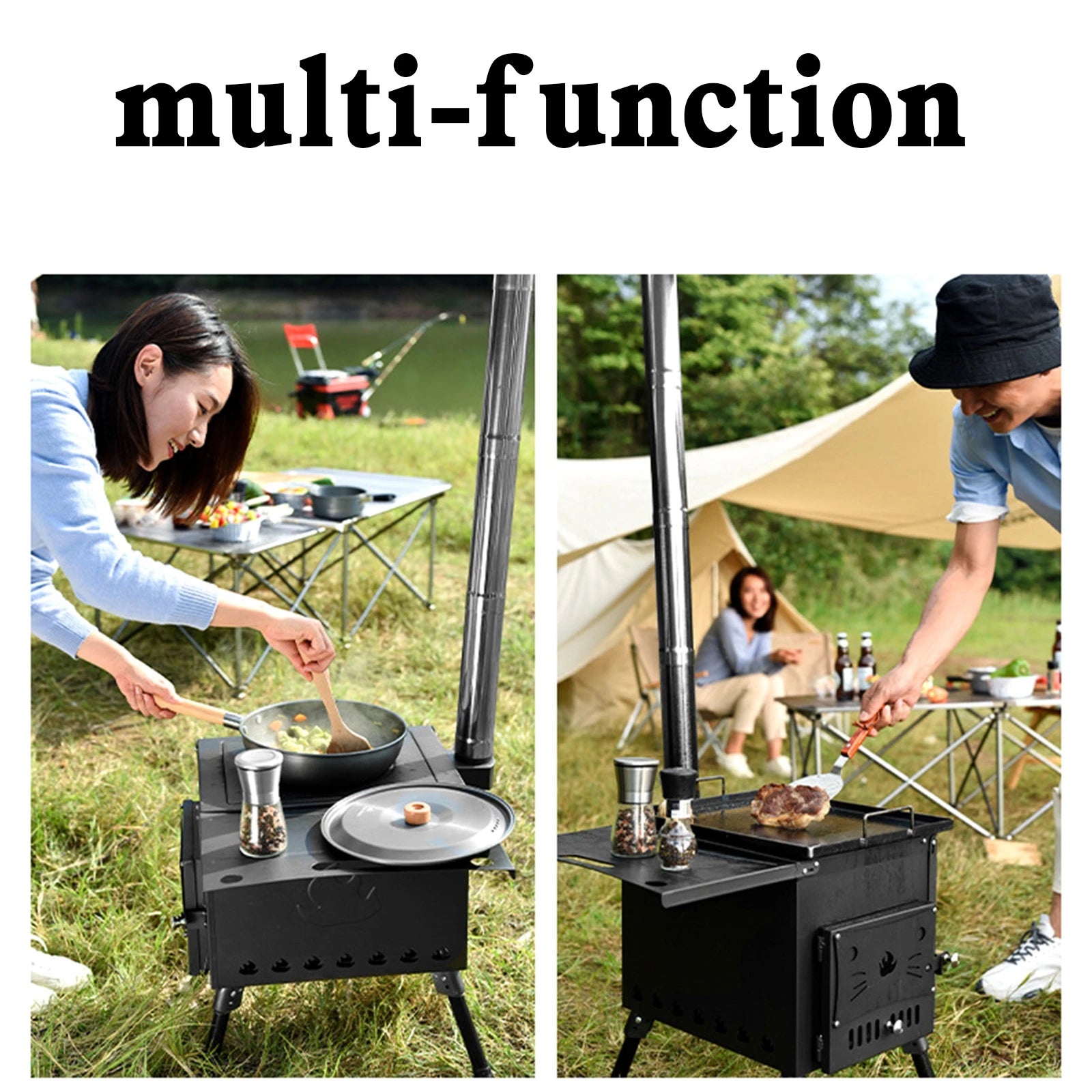 Portable Outdoor Wood Burning Camping Stove