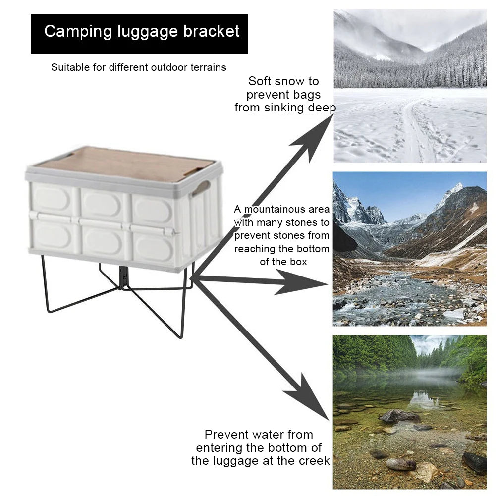 Camping Folding Cooler Box Stand