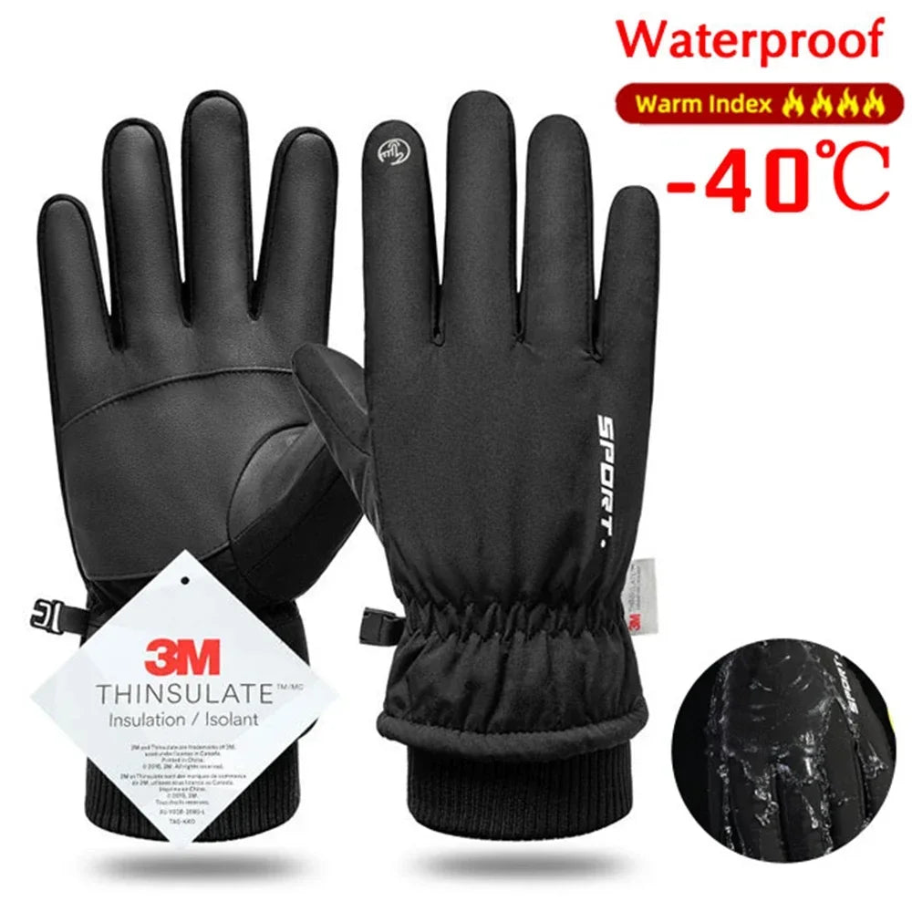 Winter Touchscreen Gloves for Men & Women - Waterproof & Windproof