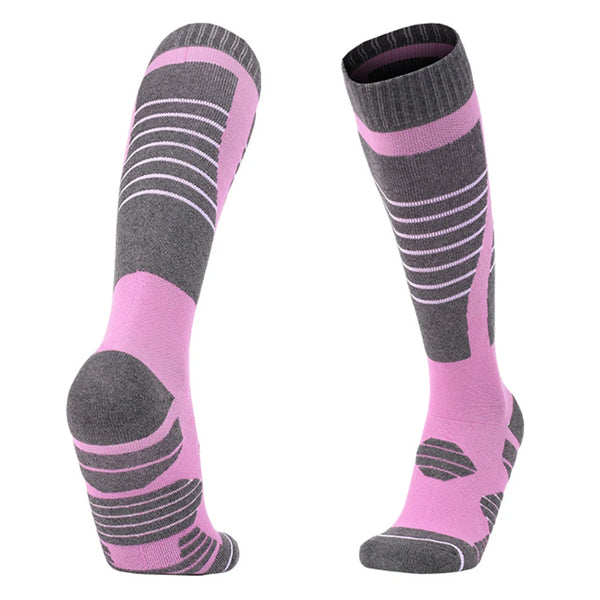 Winter Hiking Socks High Tube for Skiing & Outdoor Activities