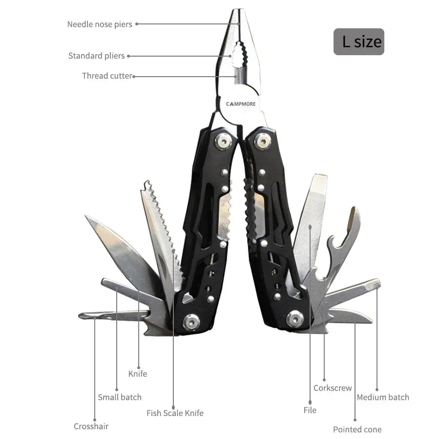 Outdoor Folding Multipurpose Survival Tool