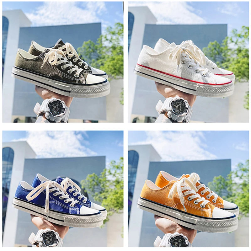 Unisex 1970's Retro Canvas Shoes