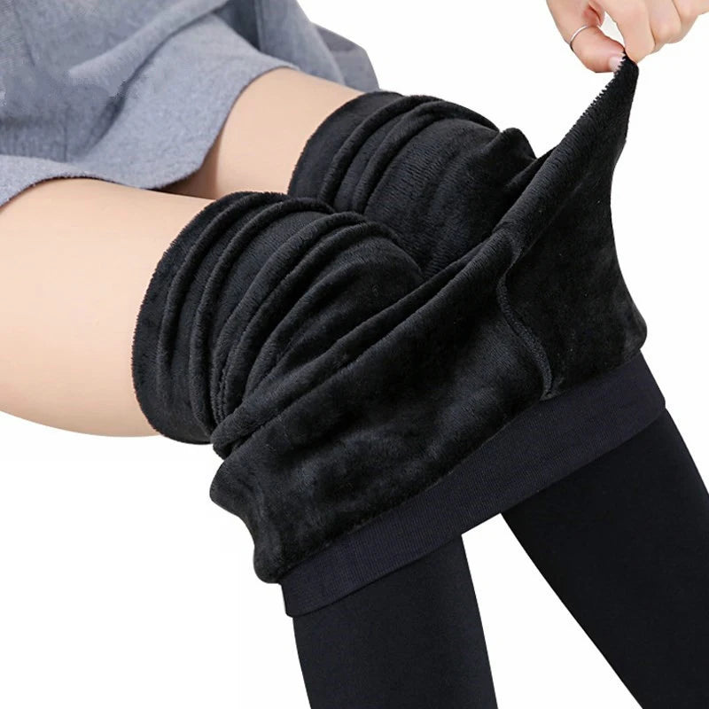 Winter Leggings For Women Fleece Lined Stretch Leggings
