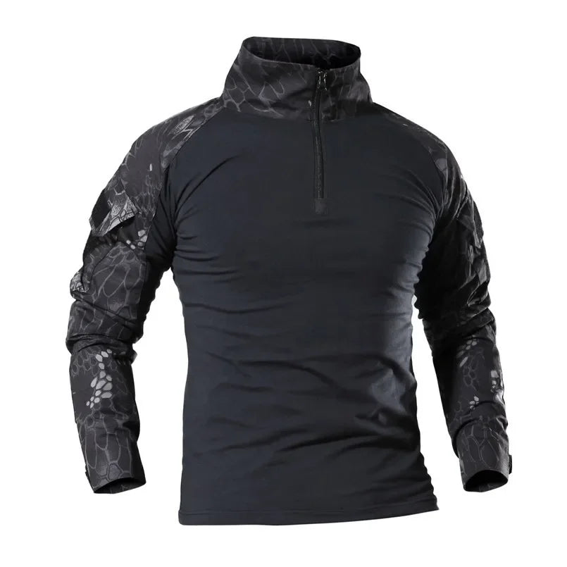 Men’s Outdoor Tactical Military Long Sleeve T-Shirt
