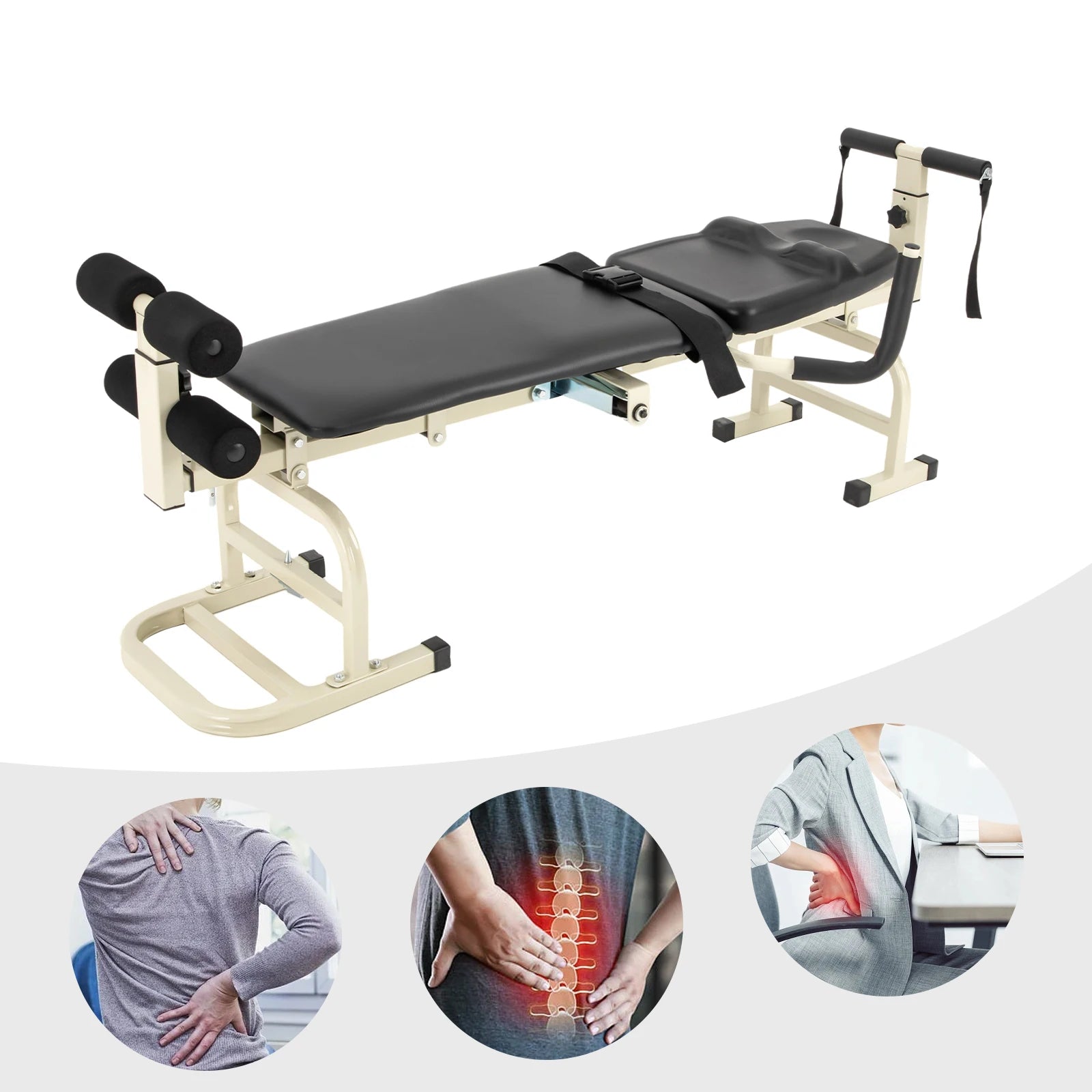 Multifunctional Body Stretcher – Spinal Traction & Lumbar Support Tool