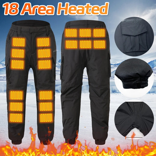 USB Charging Thermal Heated Pants for Winter Hiking