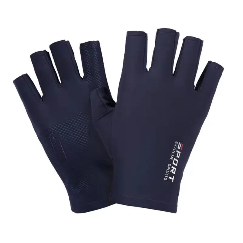 Ice Silk Half-Finger Cycling Gloves