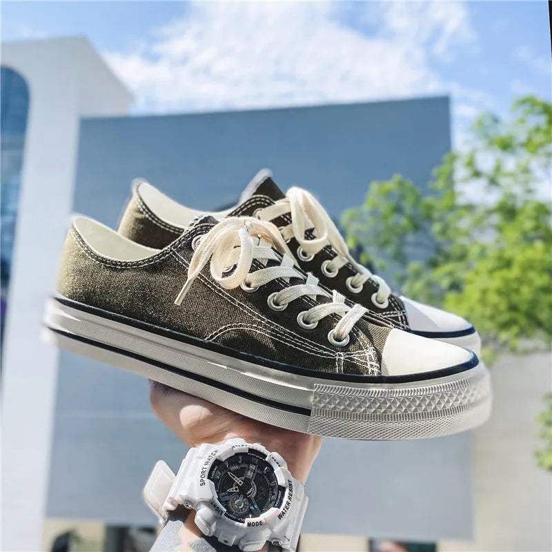 Unisex 1970's Retro Canvas Shoes