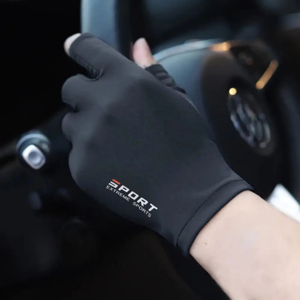 Ice Silk Half-Finger Cycling Gloves