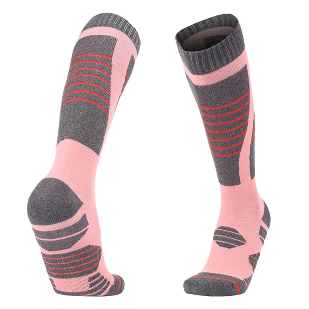 Winter Hiking Socks High Tube for Skiing & Outdoor Activities