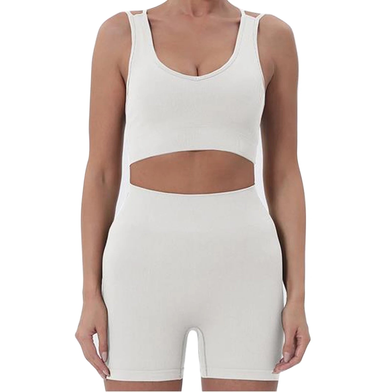Women's Summer 2-Piece Crop Top & Shorts Set