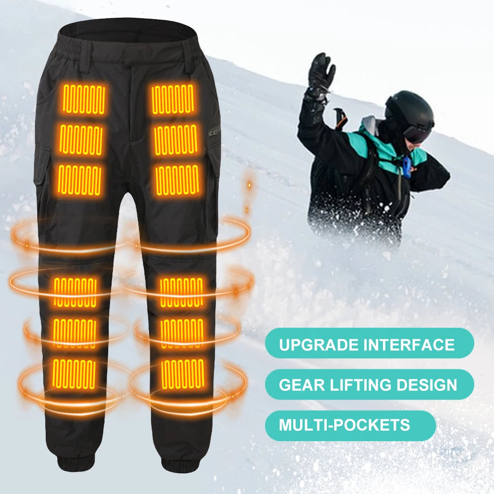 USB Charging Thermal Heated Pants for Winter Hiking