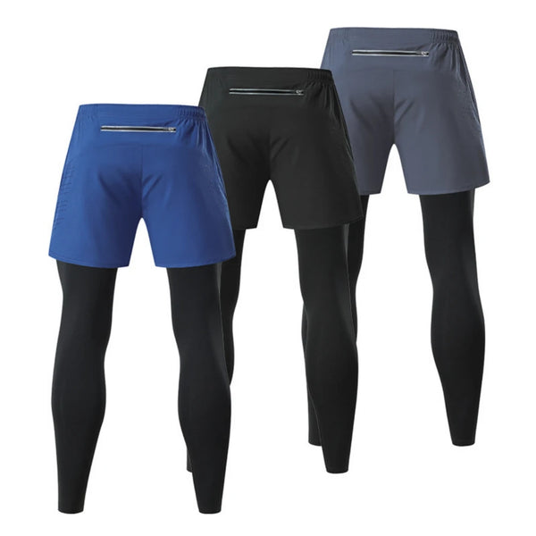 Men's Quick-Dry Two-in-One Sports Pants