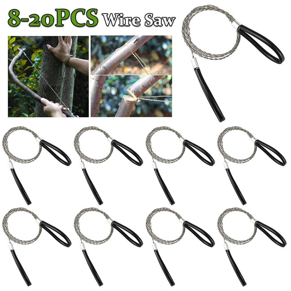 8–20PCS Stainless Steel Wire Pocket Saw