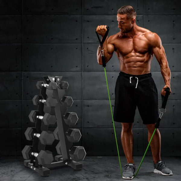 5-Tier Dumbbell Rack Stand