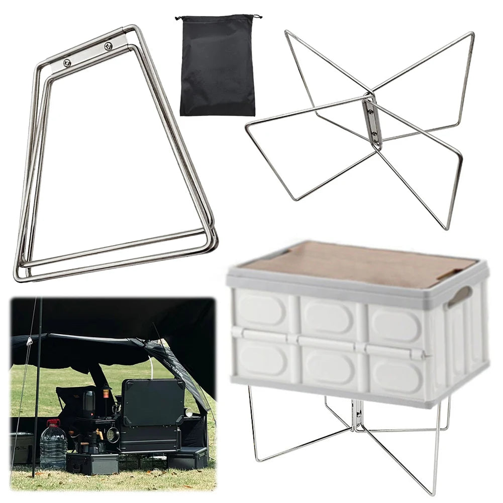 Camping Folding Cooler Box Stand
