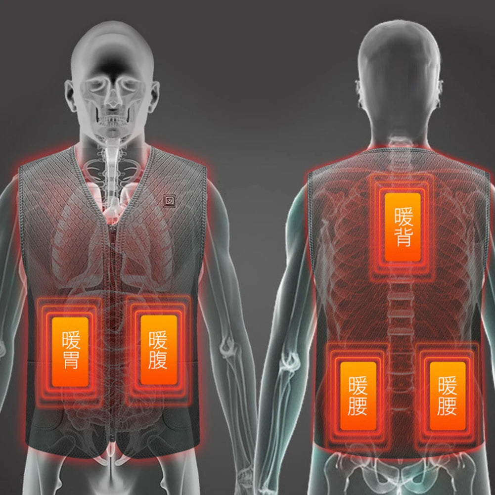 Electric Heated Jacket USB Heated Vest for Men & Women