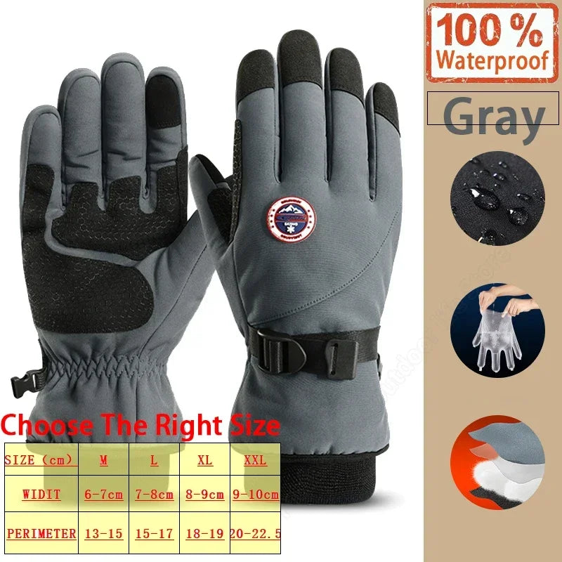 Winter Touchscreen Gloves for Men & Women - Waterproof & Windproof