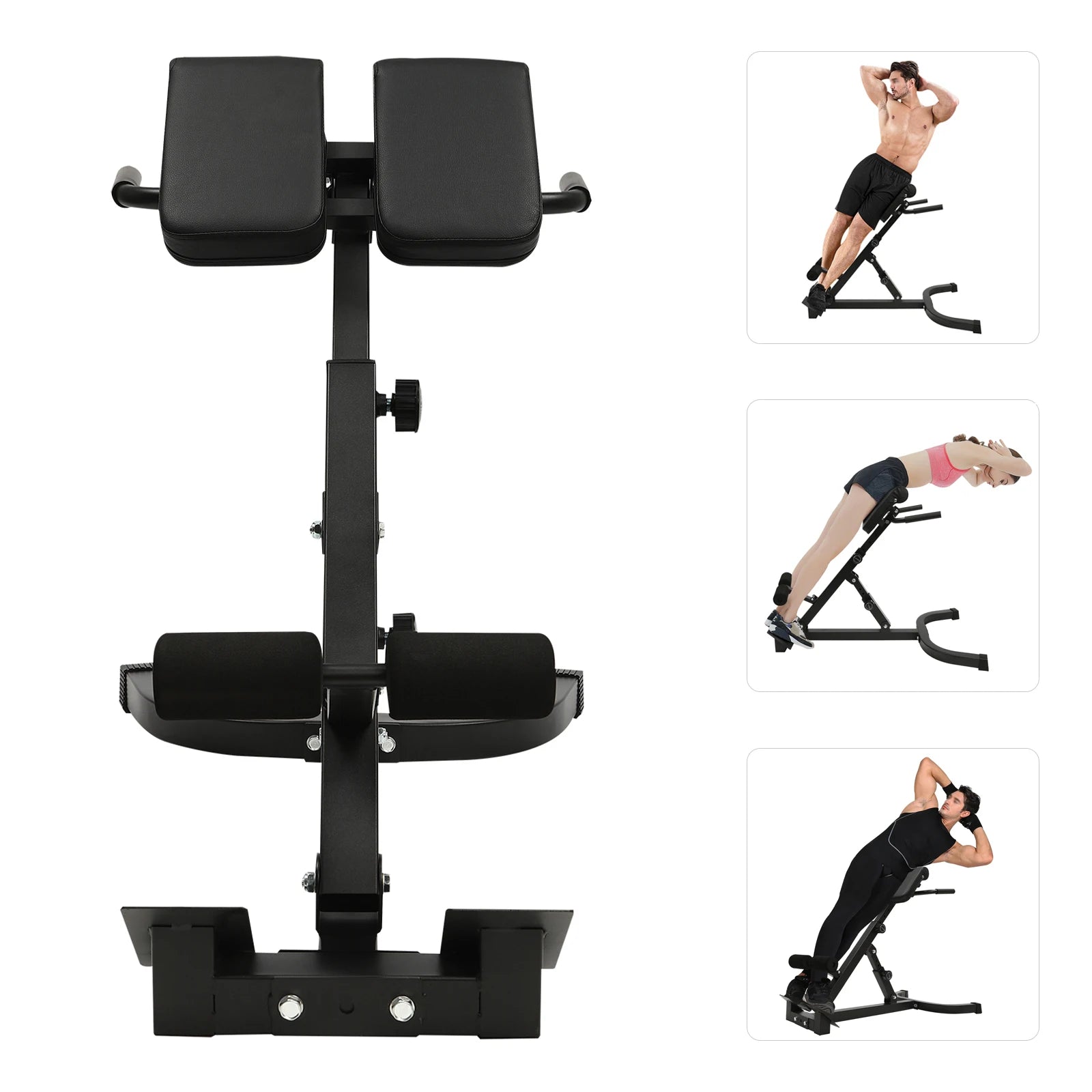 Adjustable Sit-Up Bench & Roman Chair for Full Body Workout