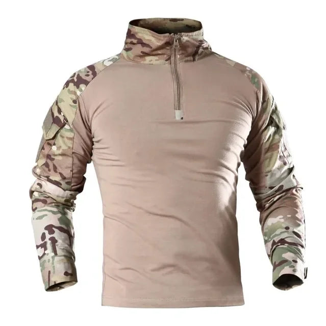 Men’s Outdoor Tactical Military Long Sleeve T-Shirt