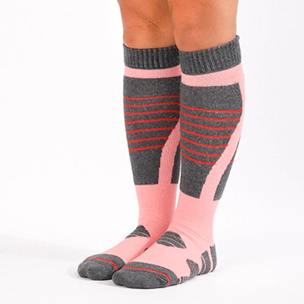 Winter Hiking Socks High Tube for Skiing & Outdoor Activities