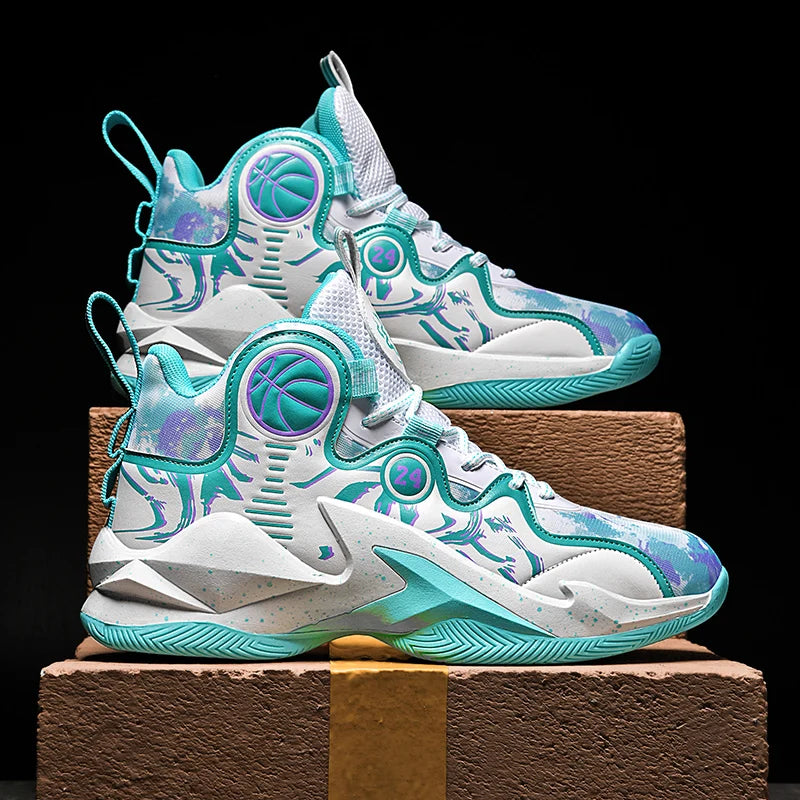 Men's No-Slip Basketball Training Shoes