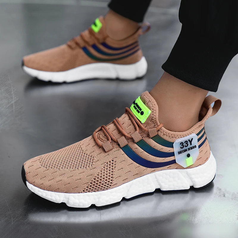Men's Luxury Brand Breathable Running Sneakers