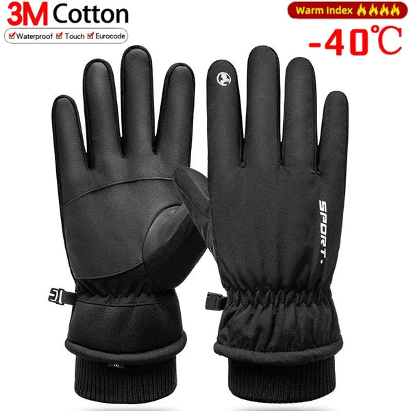 Winter Touchscreen Gloves for Men & Women - Waterproof & Windproof