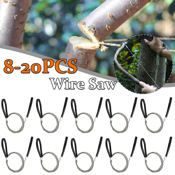 8–20PCS Stainless Steel Wire Pocket Saw