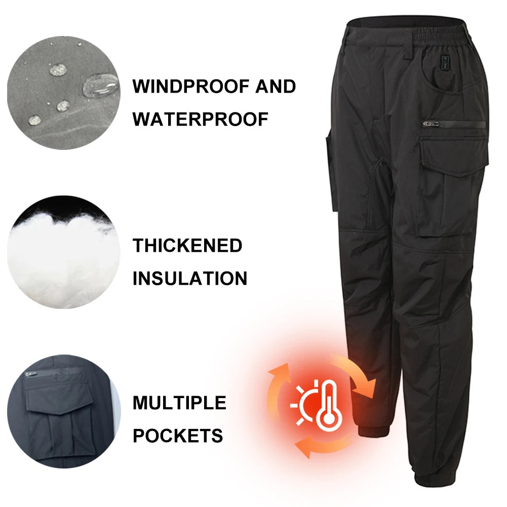 USB Charging Thermal Heated Pants for Winter Hiking