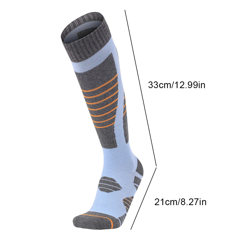 Winter Hiking Socks High Tube for Skiing & Outdoor Activities
