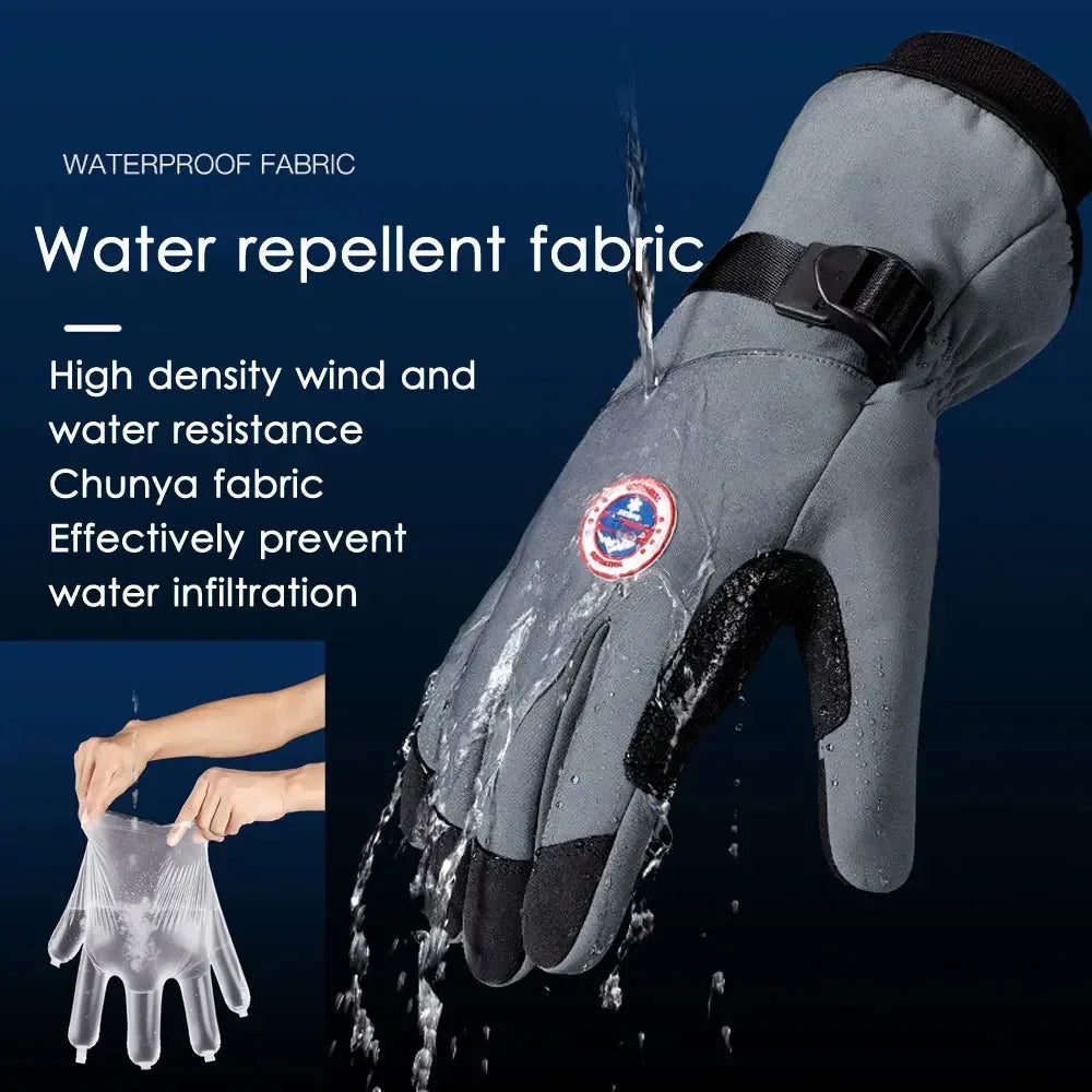 Winter Touchscreen Gloves for Men & Women - Waterproof & Windproof