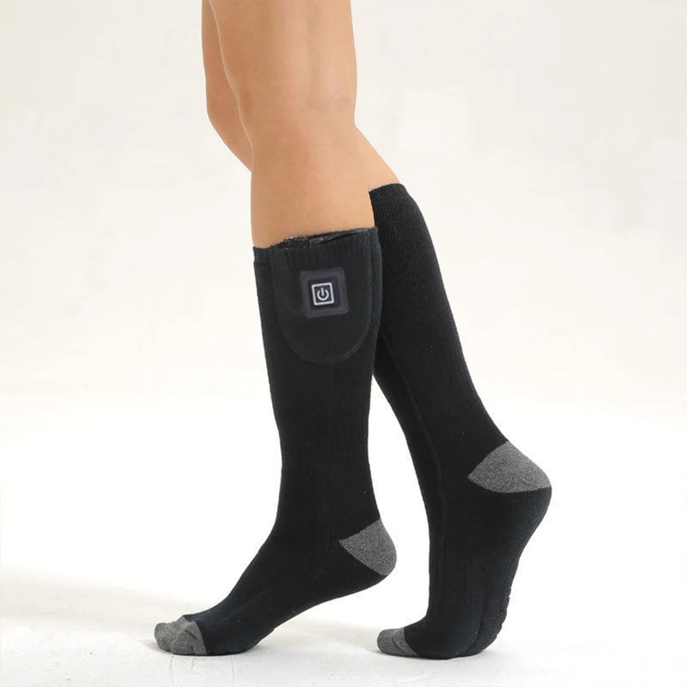 65℃ Electric Heated Socks with Battery for Winter Sports