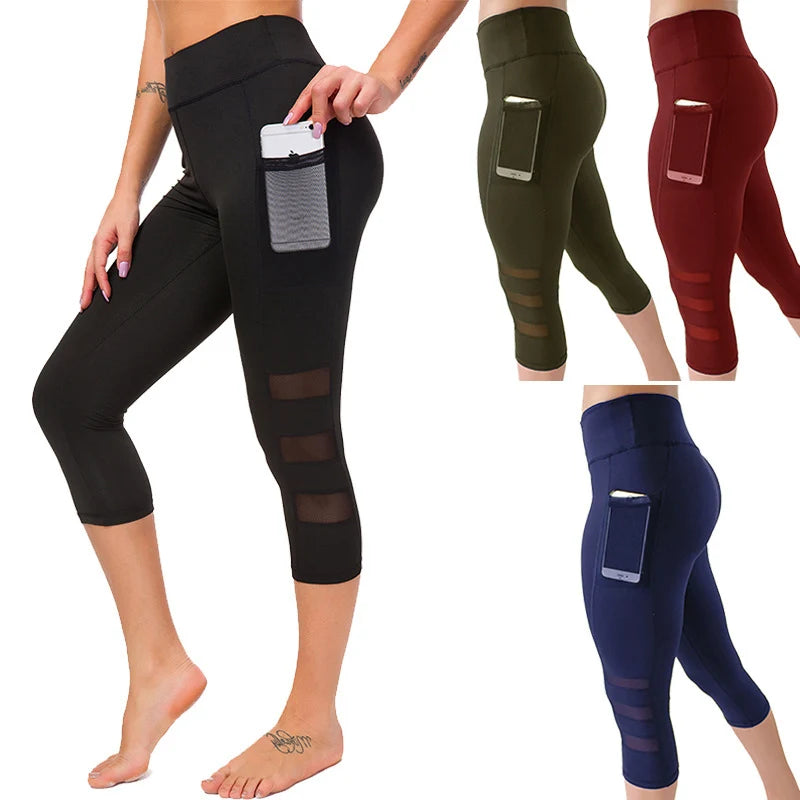 Women's High Waist Seamless Yoga Tights