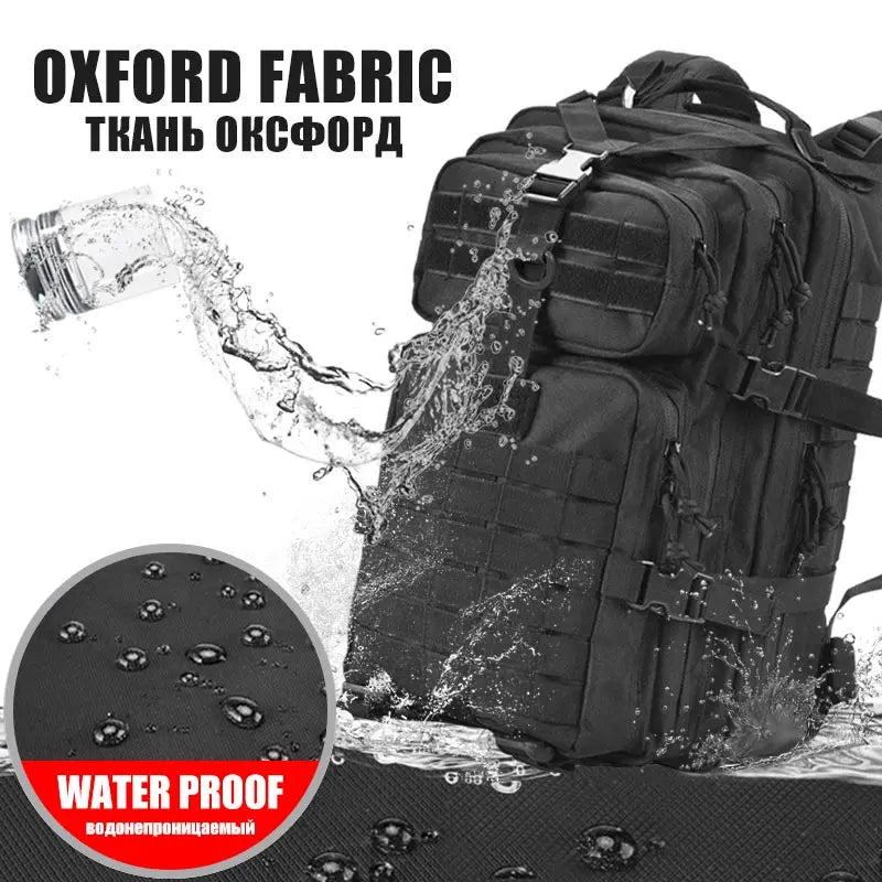 50L Tactical Backpack – Waterproof & Durable