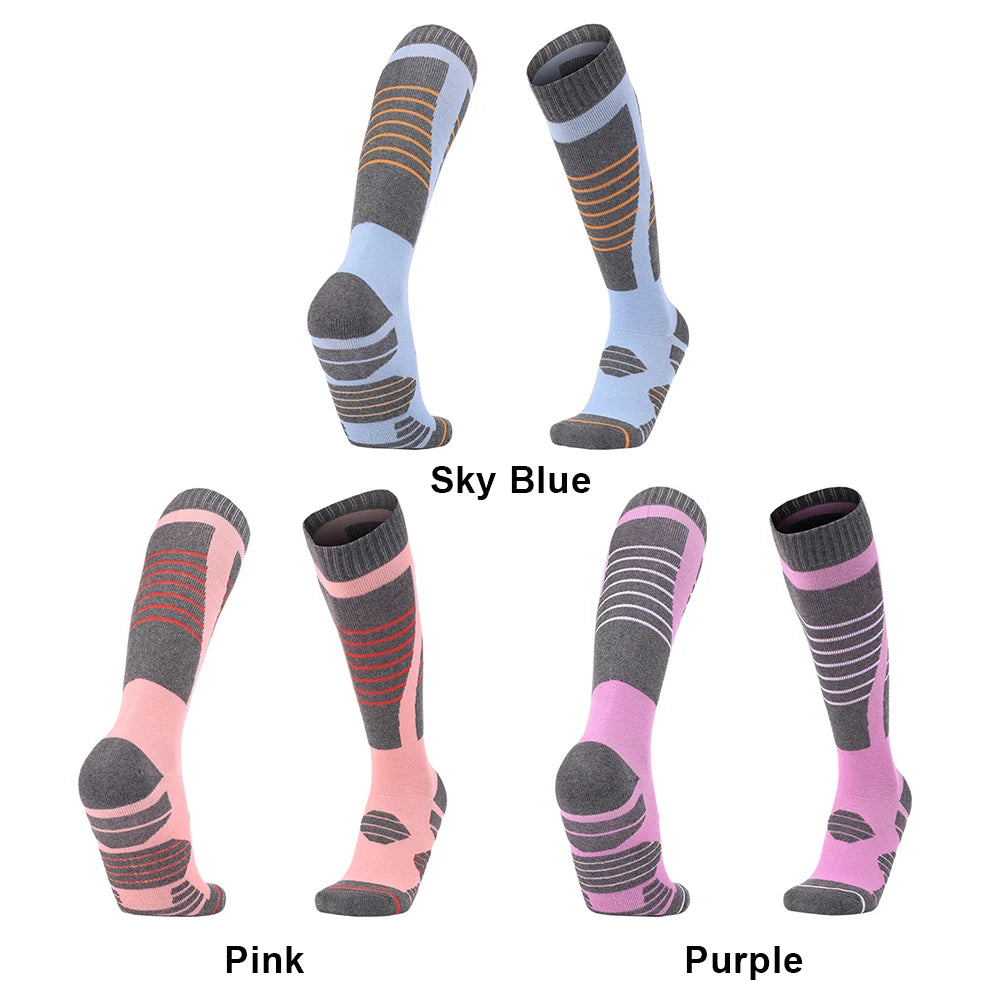 Winter Hiking Socks High Tube for Skiing & Outdoor Activities