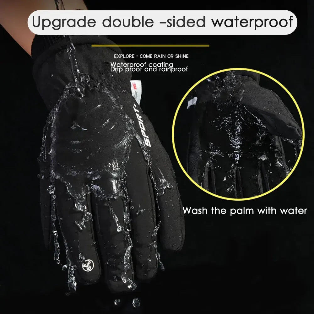 Winter Touchscreen Gloves for Men & Women - Waterproof & Windproof