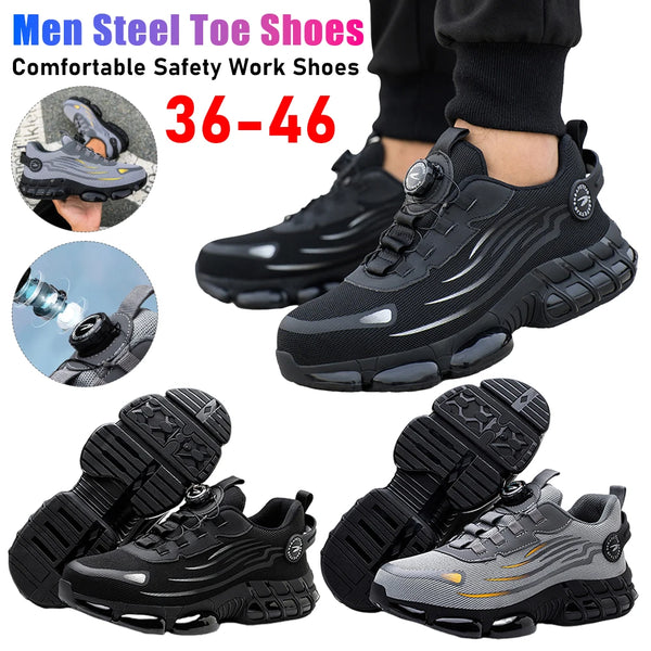 Men's Steel Toe Safety Work Shoes