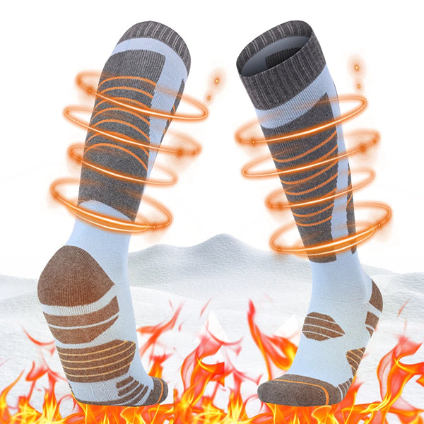 Winter Hiking Socks High Tube for Skiing & Outdoor Activities