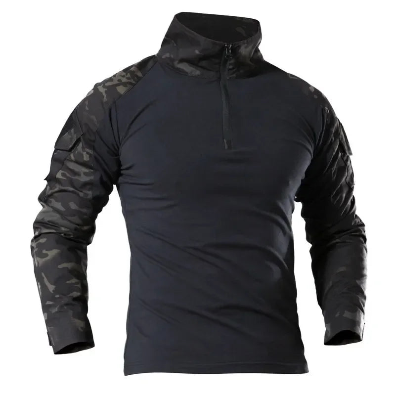 Men’s Outdoor Tactical Military Long Sleeve T-Shirt
