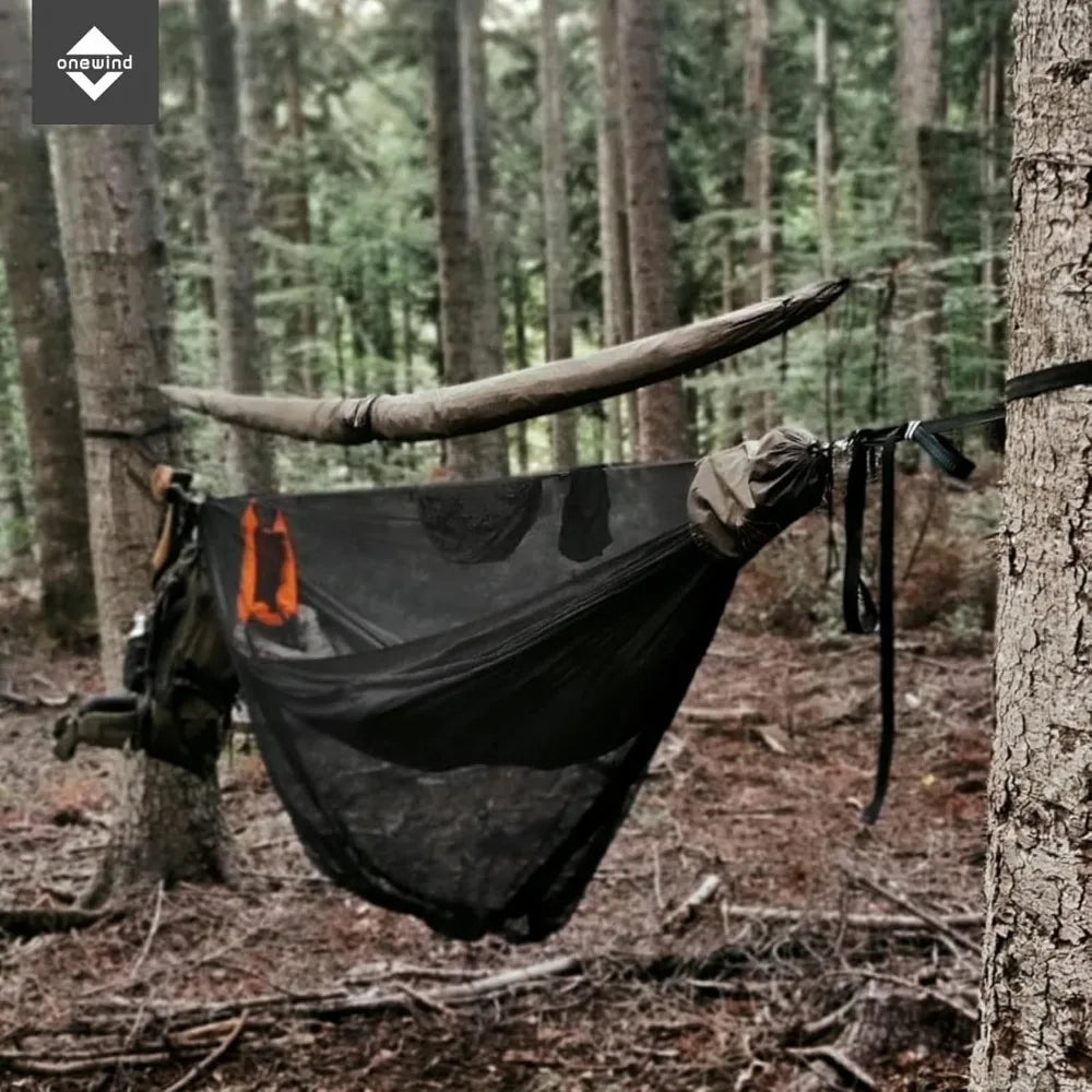 12Ft Camping Hammock with Mosquito Net – Double, Portable & Durable