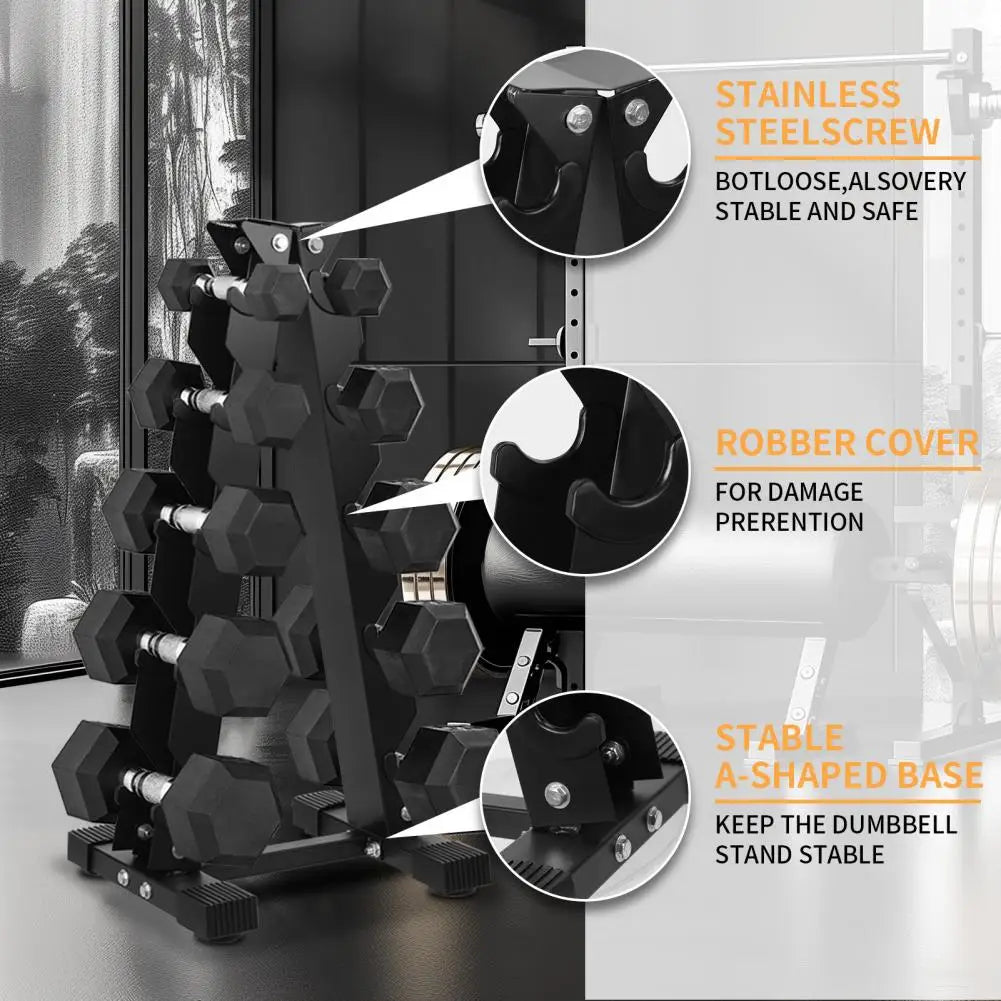 5-Tier Dumbbell Rack Stand