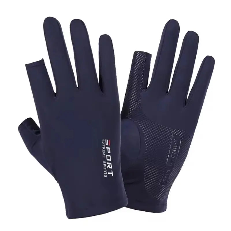 Ice Silk Half-Finger Cycling Gloves