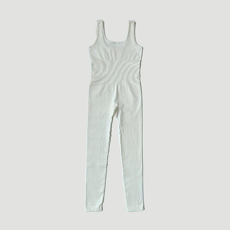 Women’s Seamless Ribbed Yoga Jumpsuit