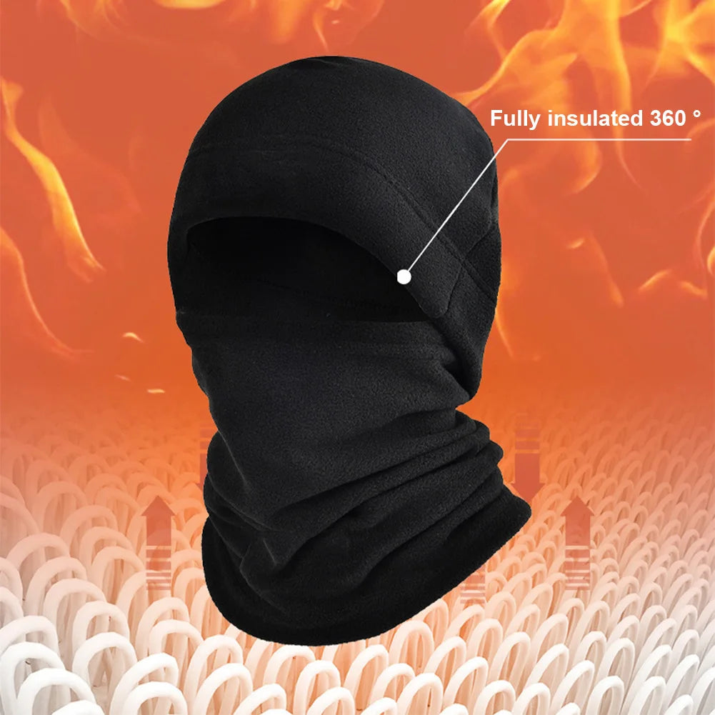 Winter Polar Coral Beanie Hat with Scarf & Gloves Set