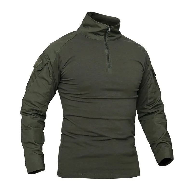 Men’s Outdoor Tactical Military Long Sleeve T-Shirt