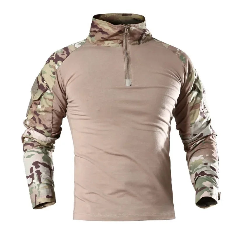Men’s Outdoor Tactical Military Long Sleeve T-Shirt