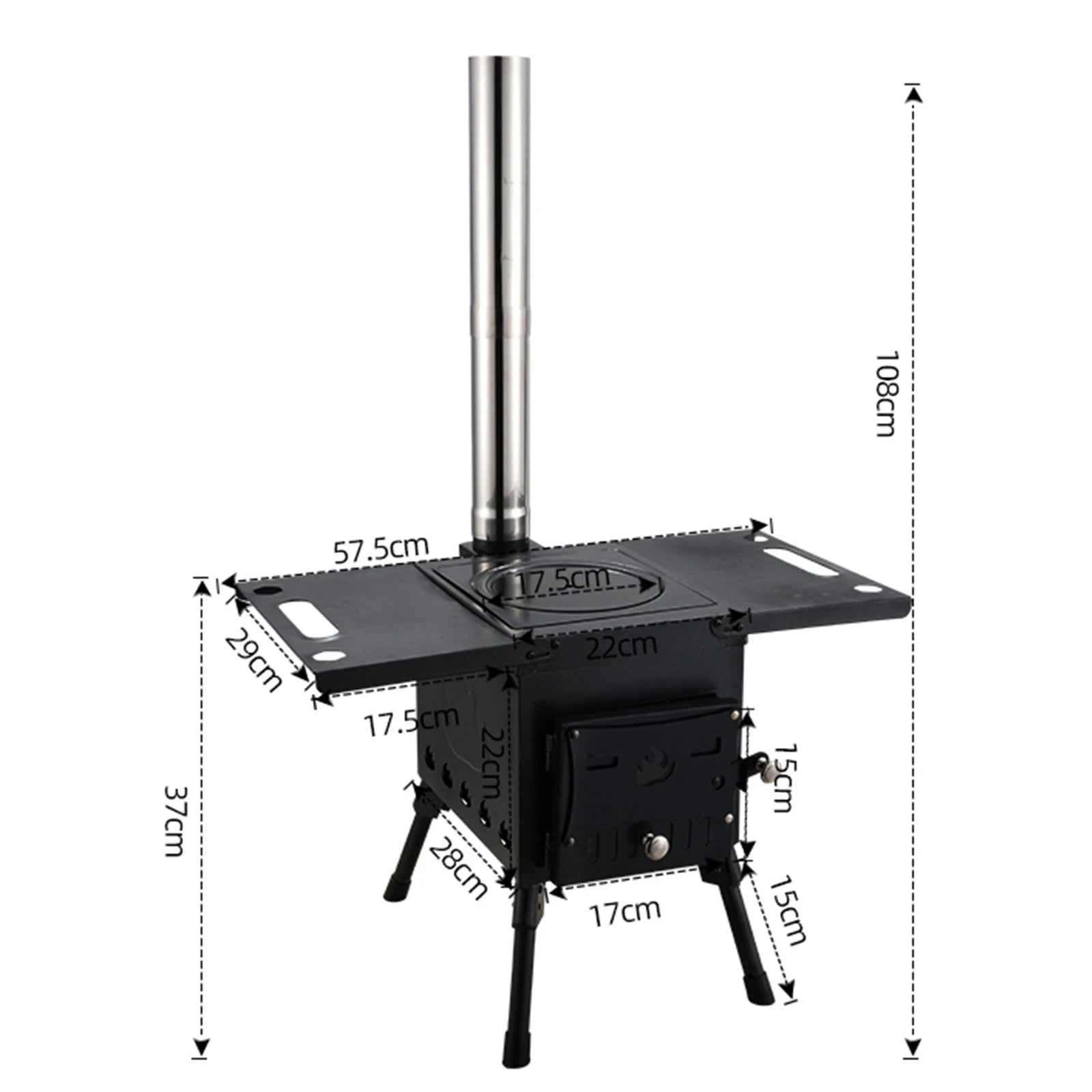 Portable Outdoor Wood Burning Camping Stove